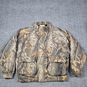 Woolrich‎ Jacket Mens Large Camouflage Camo Outdoor Guide Hunting Quilted Warm